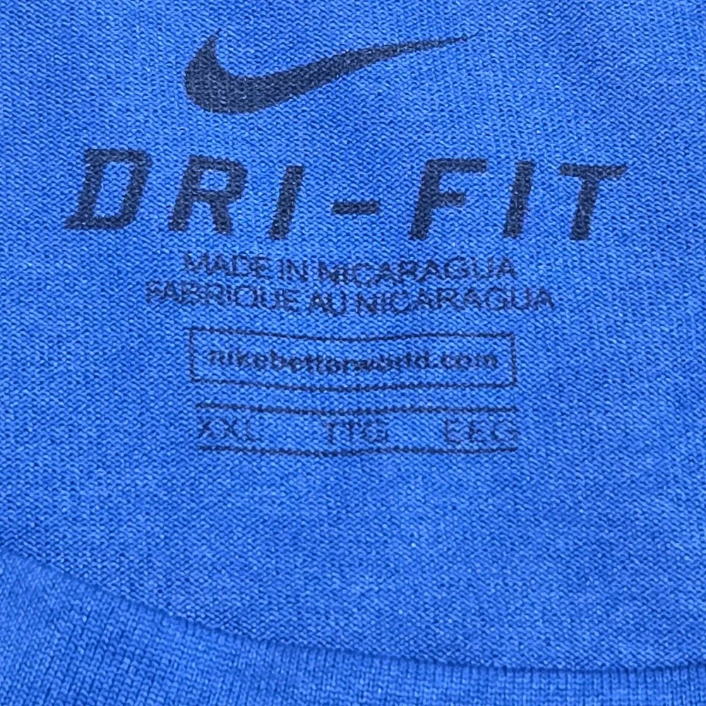 Nike Dri-FIT Mens XXL Royal Blue Short Sleeve Performance Athletic T-Shirt